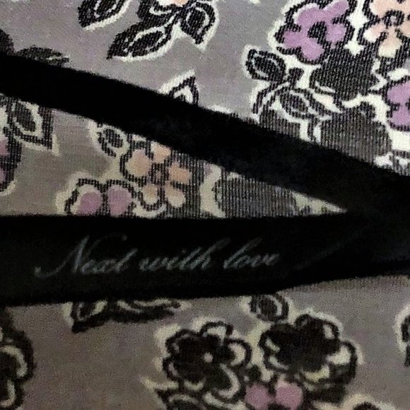 Next (Next With Love) Purple Floral Flounce Dress - Picture 7 of 7